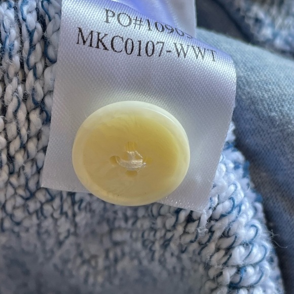 Faherty Men's Blue Organic Cotton Blend Jogger Whitewater Sweatpant - Picture 6 of 10